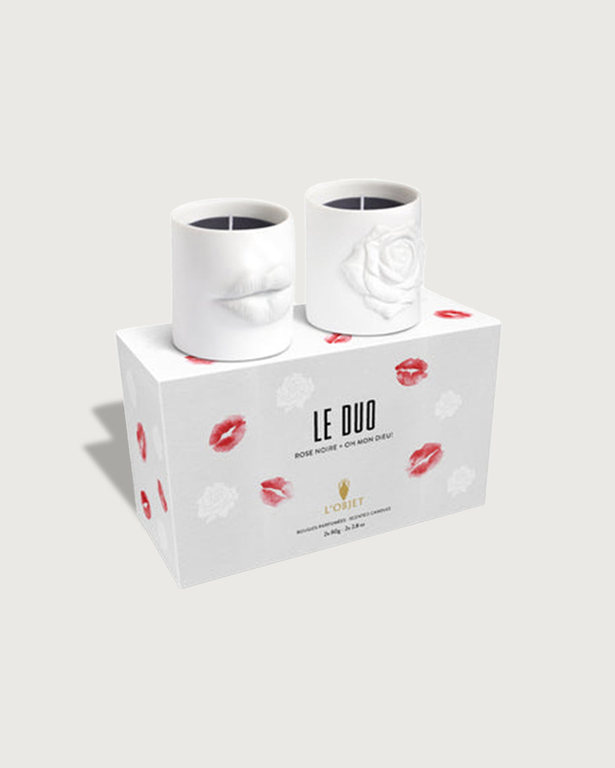 La Belle Product L'Objet Le Duo-Oh Mon Dieu Rose Noire Candles